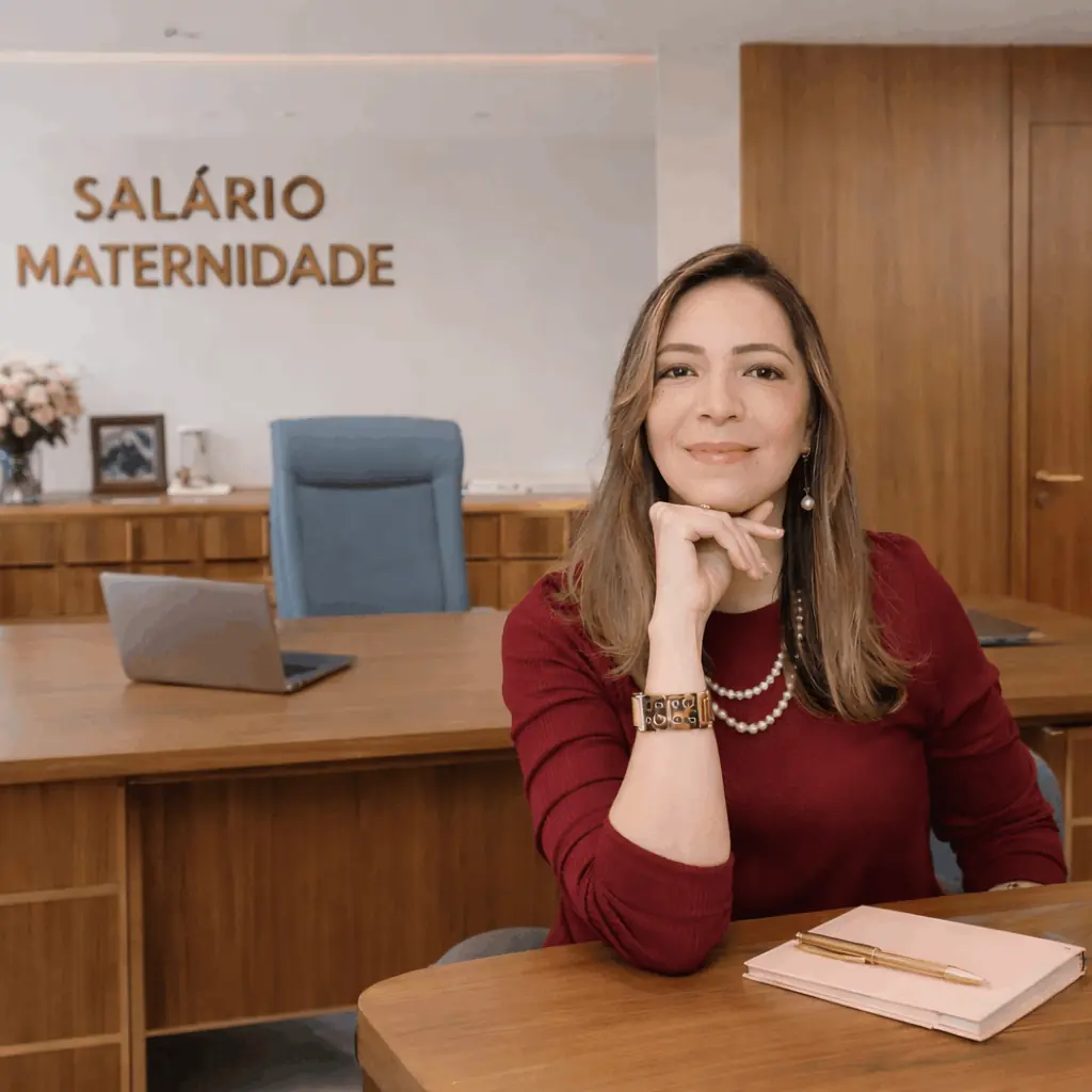 Dra. Sarah Mesquita em seu escritório